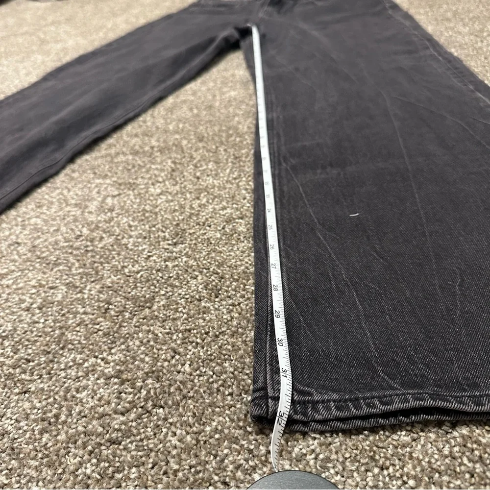 NWT- Old Navy Curvy Extra High-Waisted Wide-Leg Jeans Black Wash Size 12 Tall - Picture 9 of 9